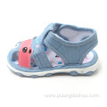 light blue baby boy sandals with sound
